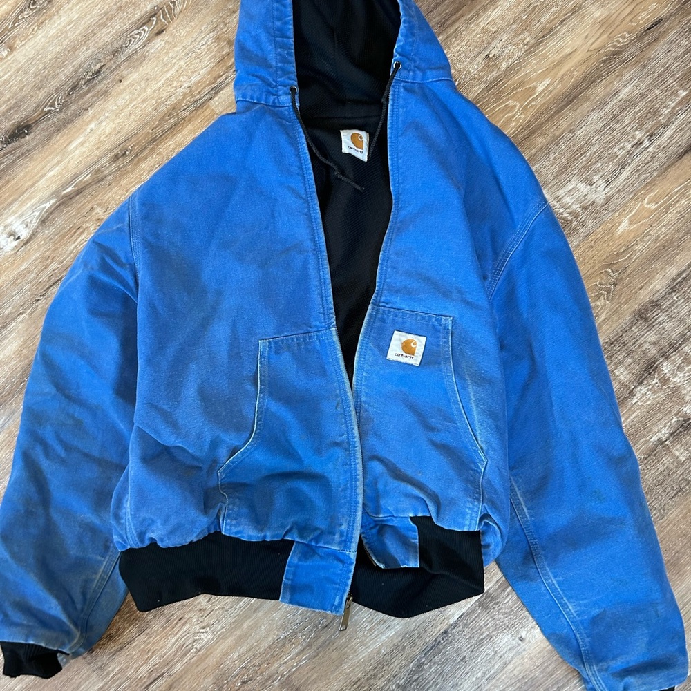 Carhartt Kids Blue Hooded Jacket